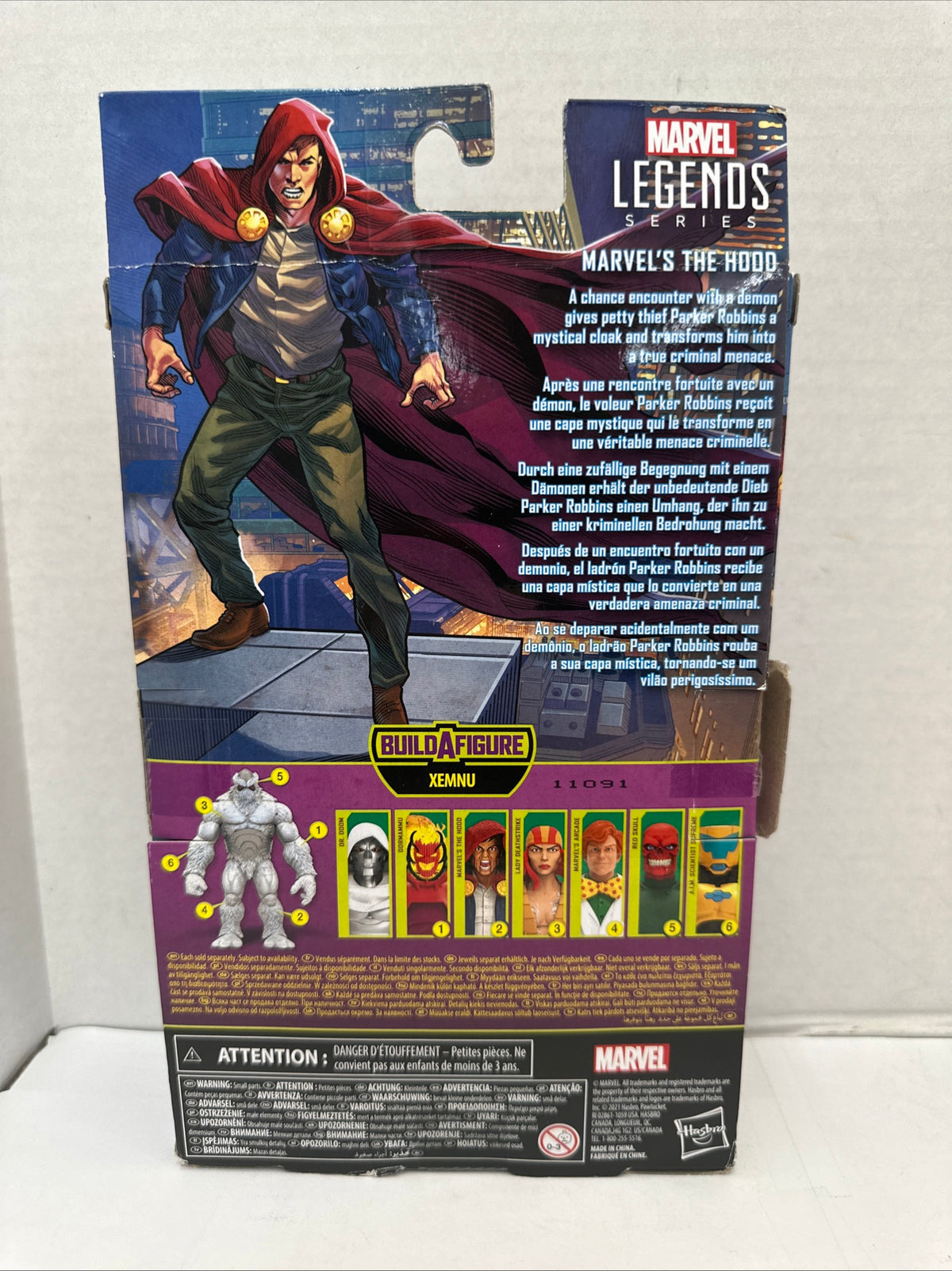 Marvel Legends Series Super Villains THE HOOD 6" Figure No BAF XEMNU Hasbro 2021