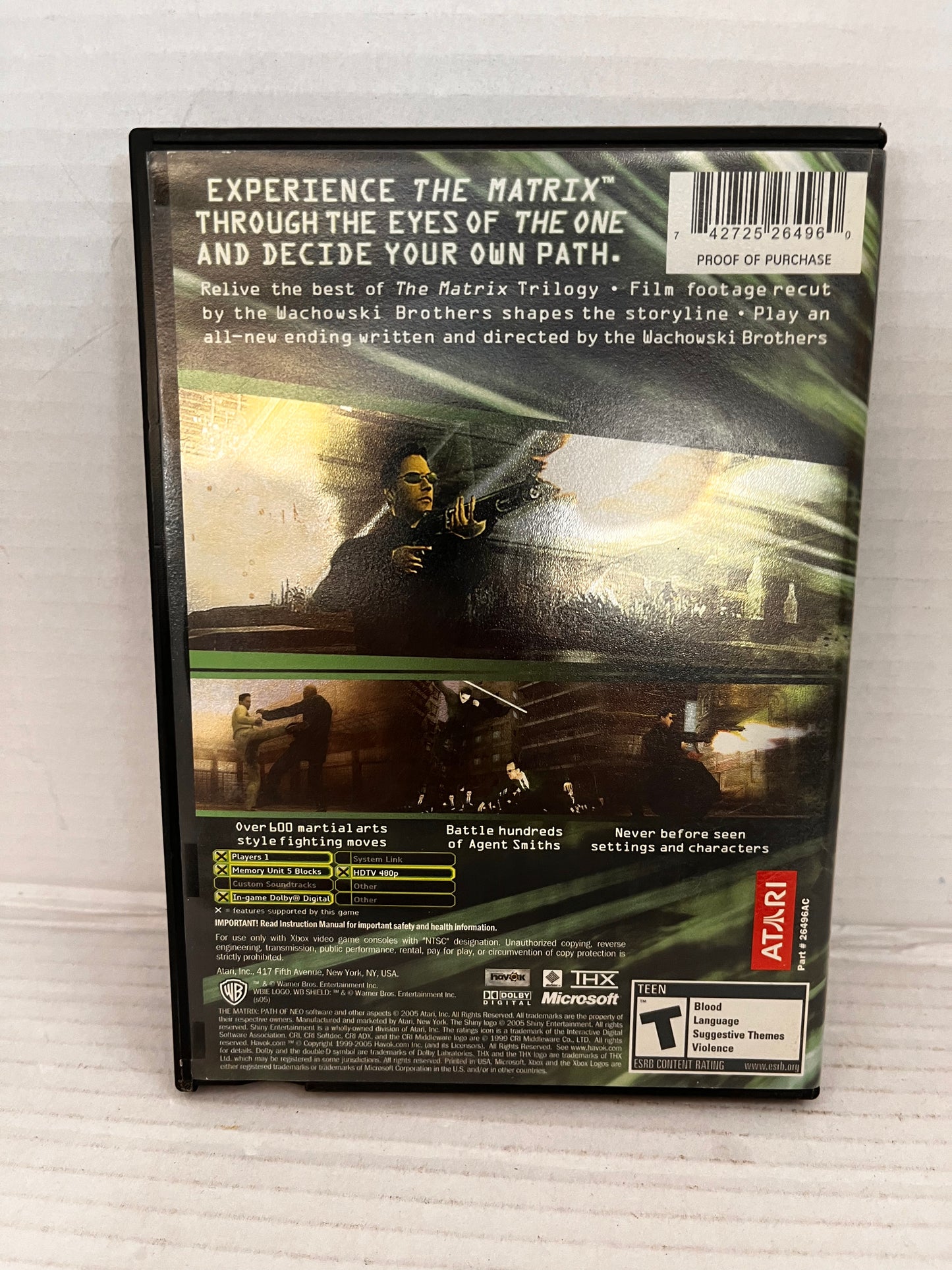 Matrix: Path of Neo (Original Microsoft Xbox, 2005)