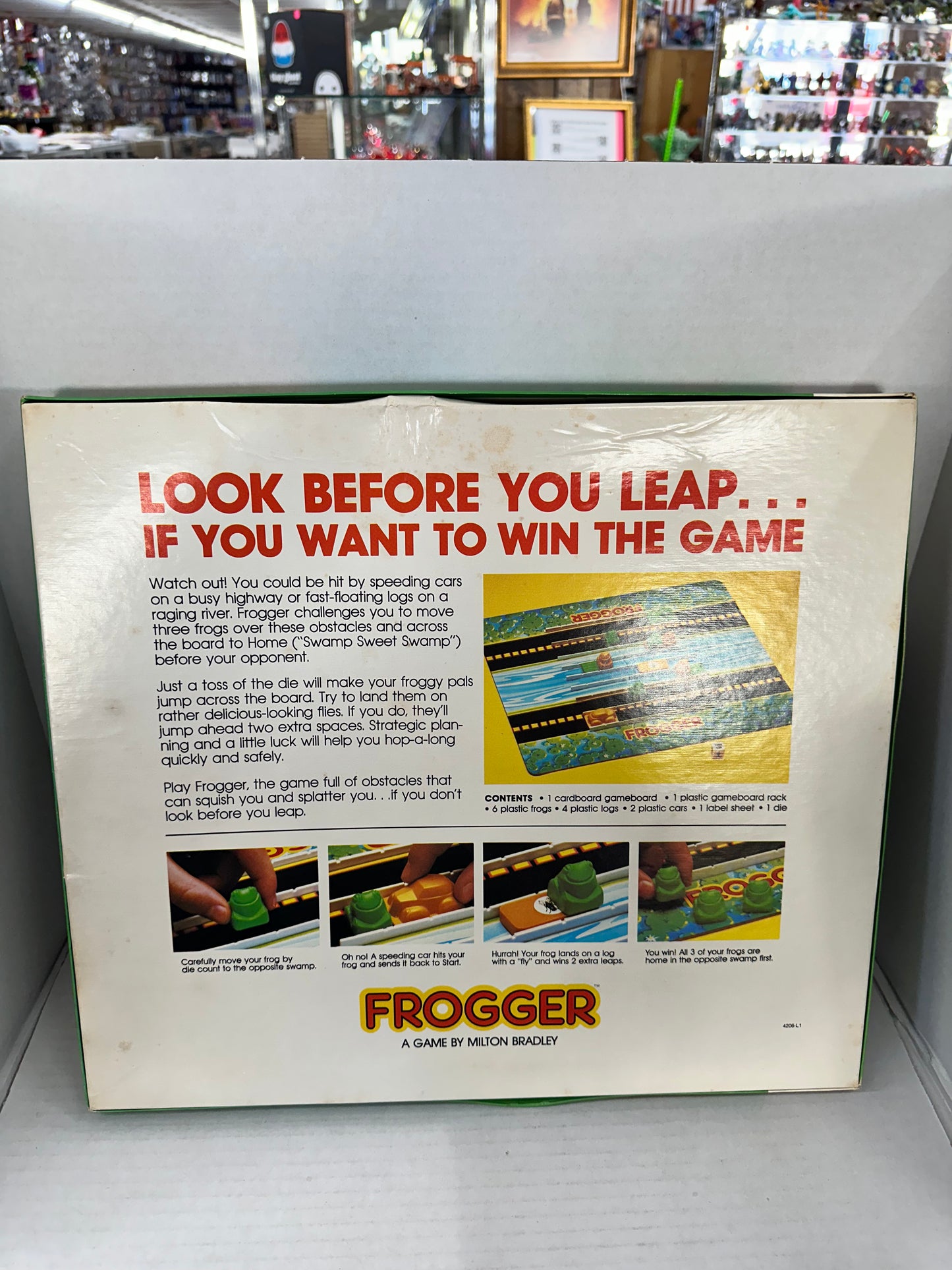 VINTAGE COMPLETE 1981 Milton Bradley Frogger Board Game Based On The Arcade Game