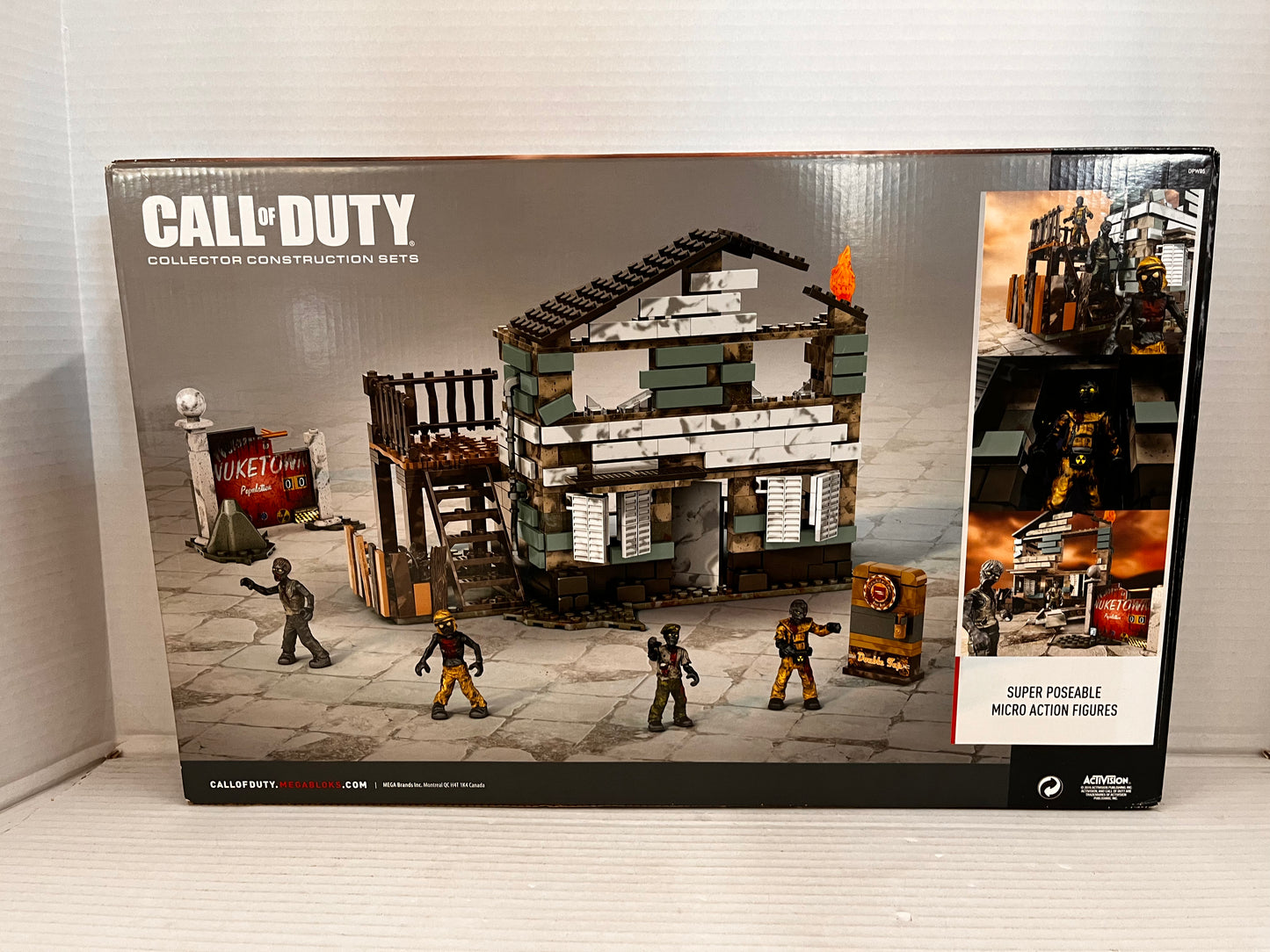 2016 Mega Bloks Call Of Duty DPW85 Zombies Nuketown SEALED and NEW