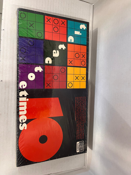 Vintage Tic Tac Toe Times 10 Board Game Sealed NIB S & R Games