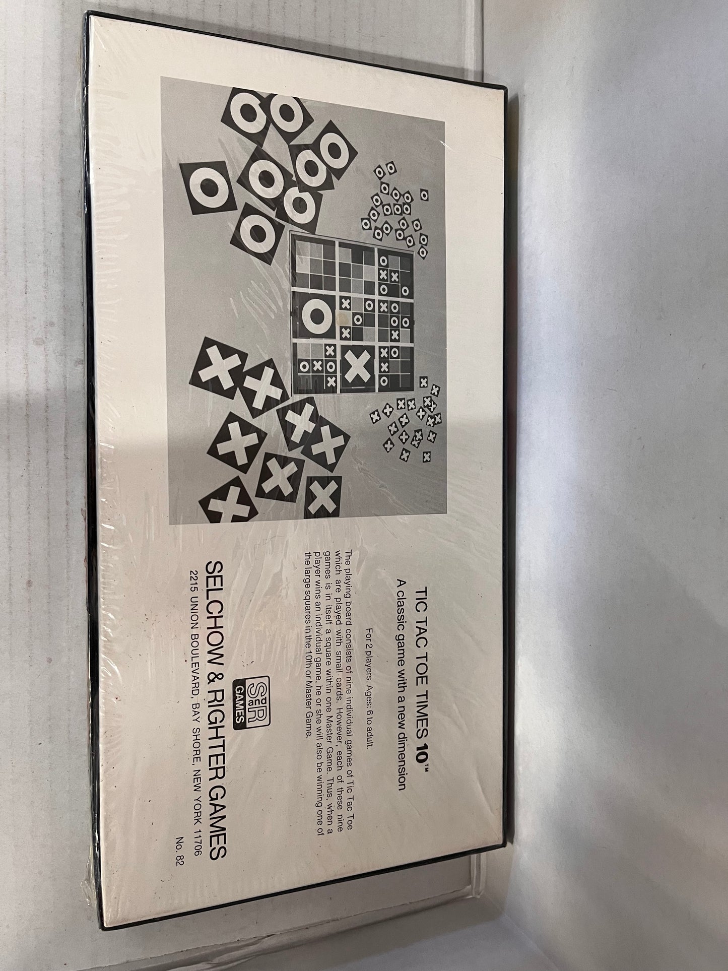 Vintage Tic Tac Toe Times 10 Board Game Sealed NIB S & R Games