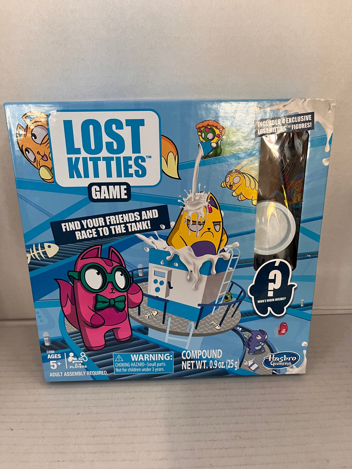 New Lost Kitties Board Game by Hasbro 2-4 Players Ages 5+