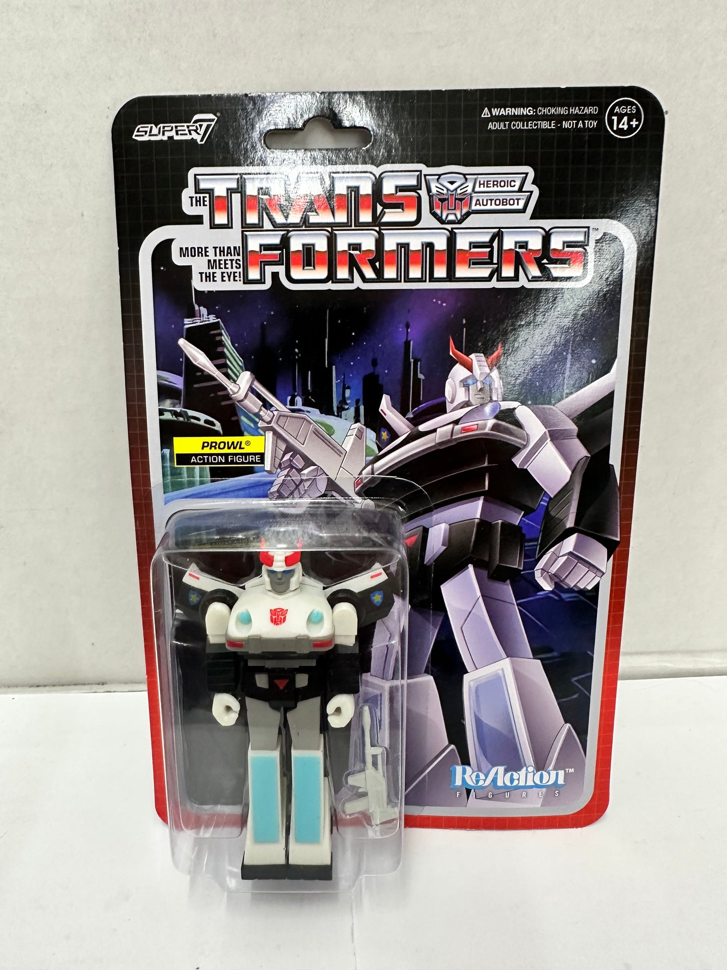 Transformers ReAction Wave 5 Prowl Action Figure Super7 Heroic Autobot 2021