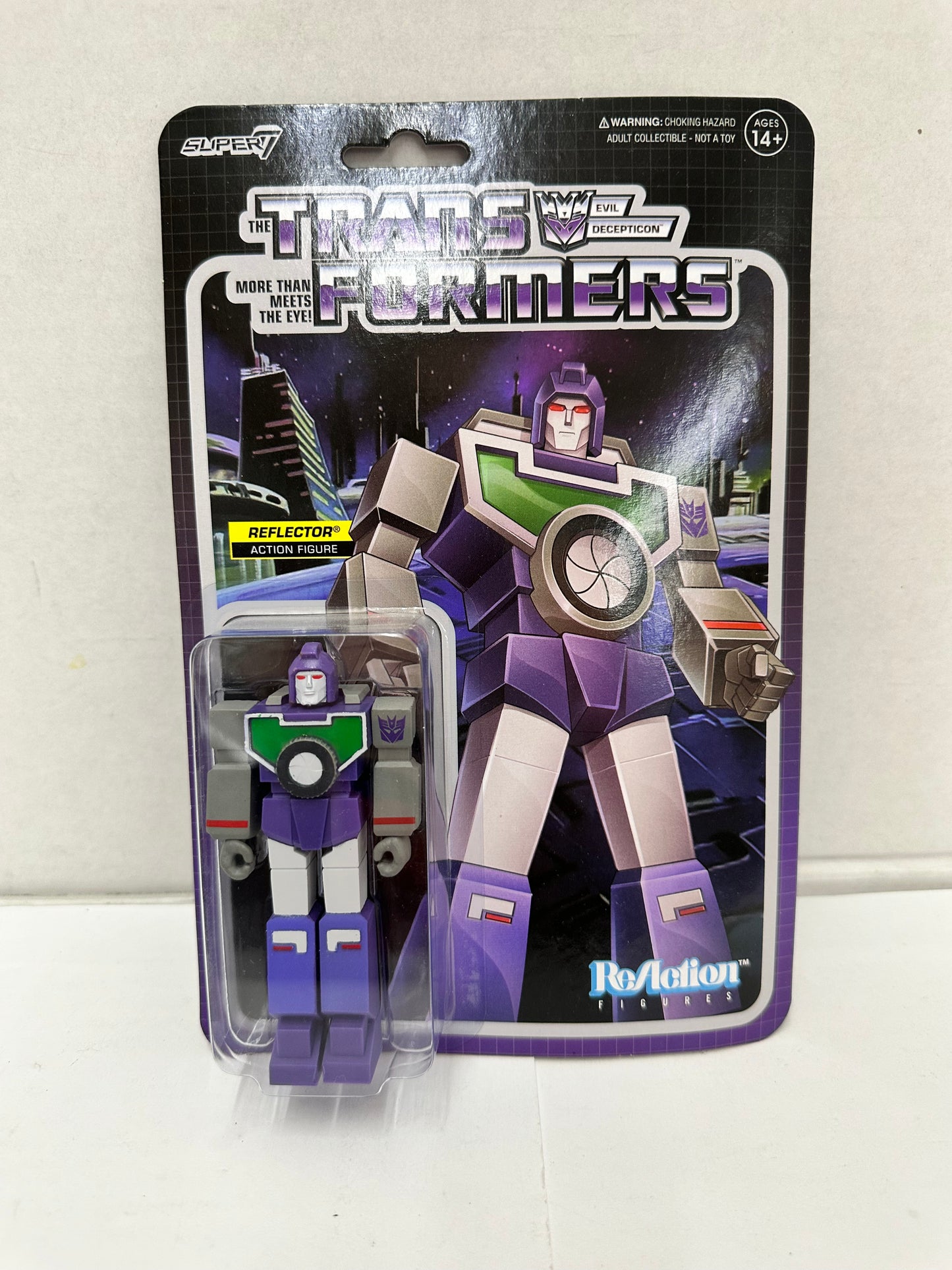 Super7 Transformers Reflector ReAction Figures Wave 5 Action Figure