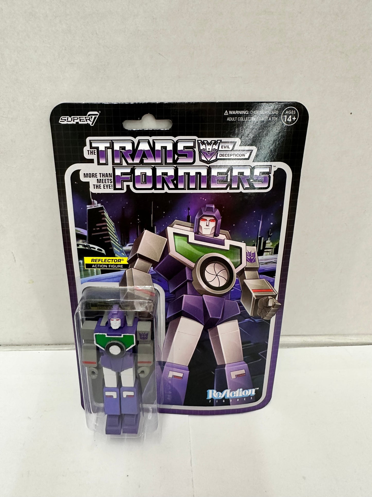 Super7 Transformers Reflector ReAction Figures Wave 5 Action Figure