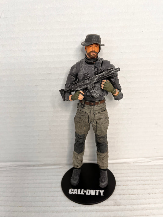 Call of Duty Captain John Price  2019 McFarlane Complete with Gun and Stand