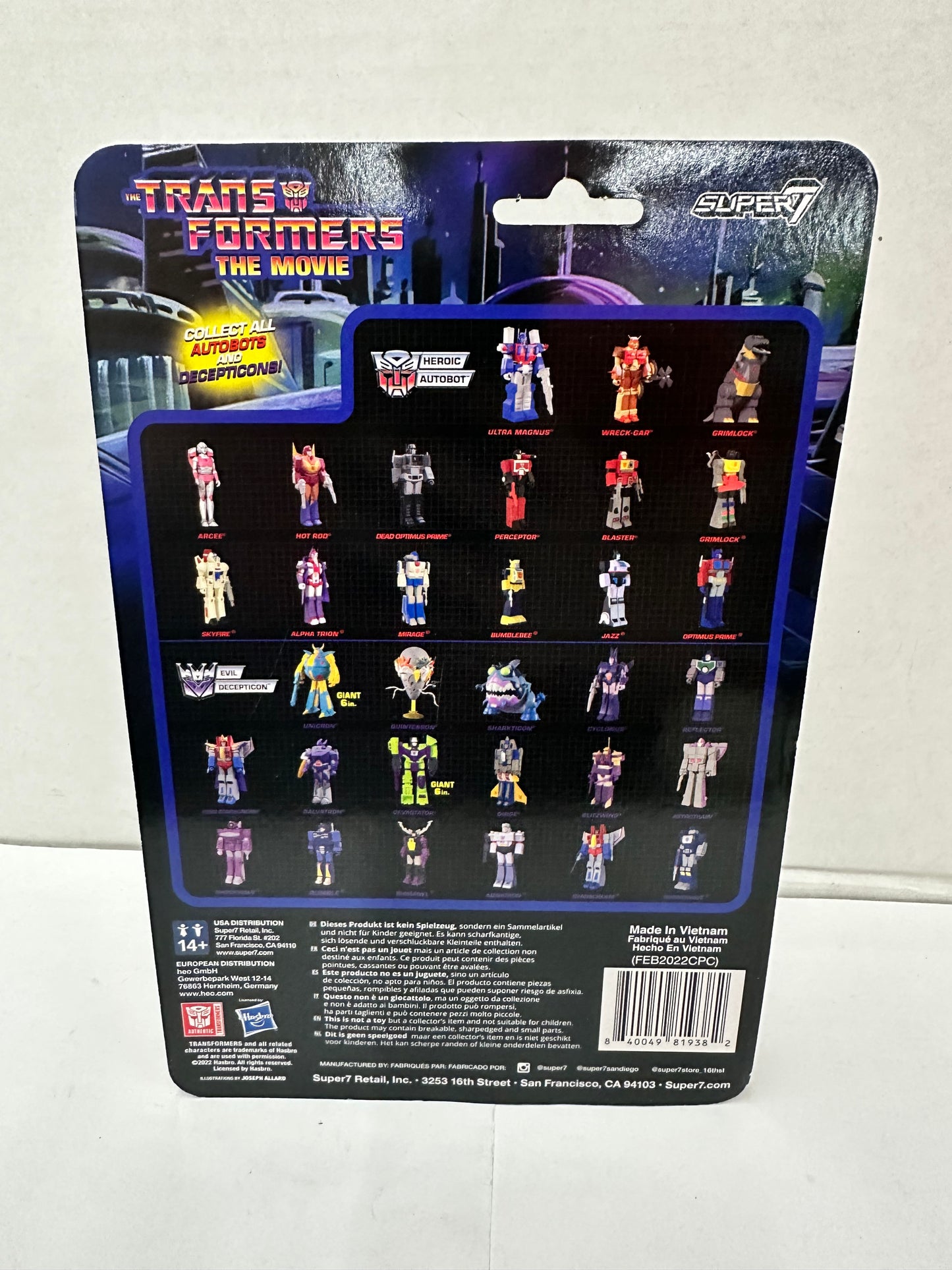 Transformers The Movie Ultra Magnus Action Figure 2022  Reaction Super 7