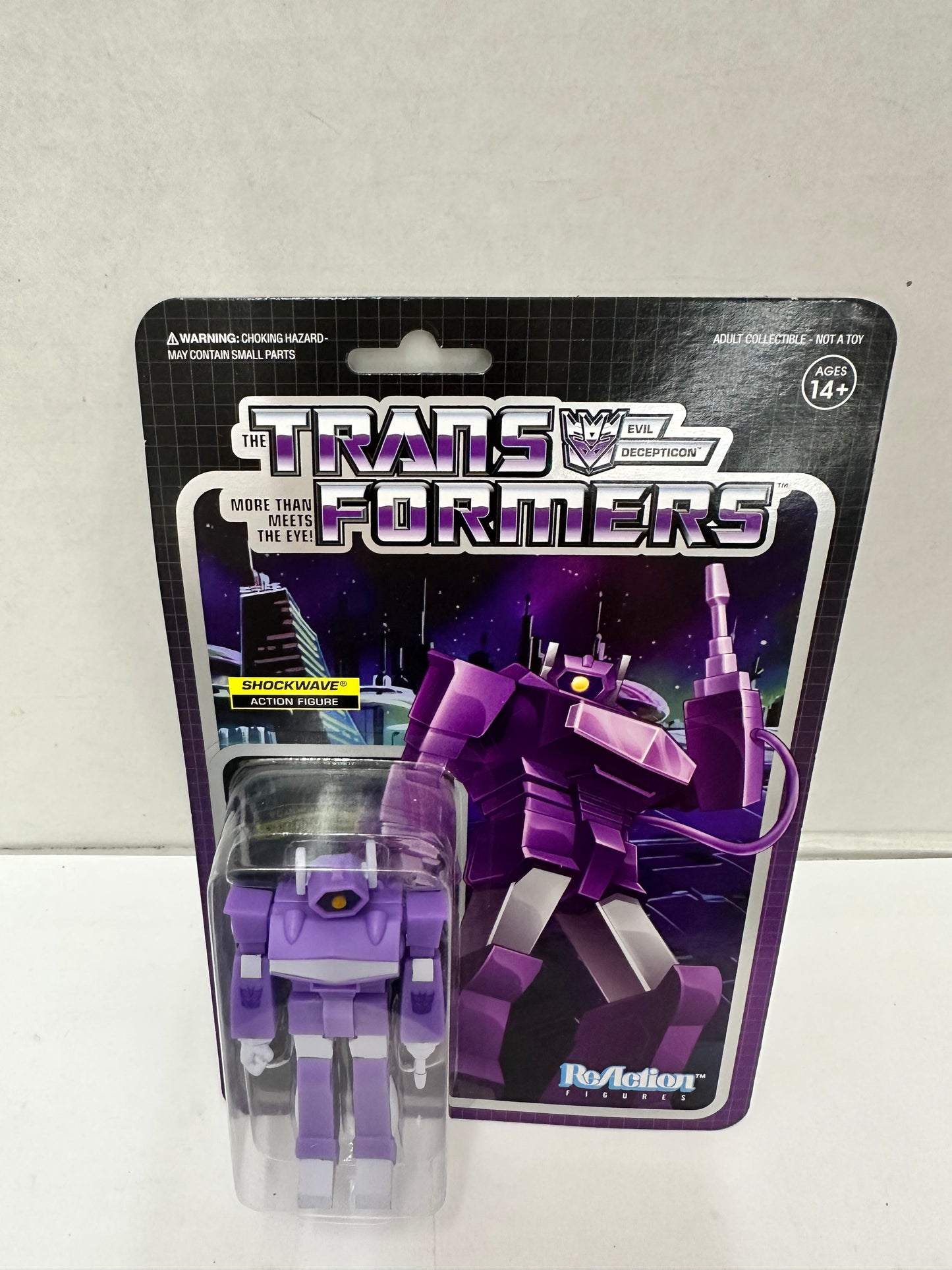 Transformers Shockwave ReAction Figure Super 7