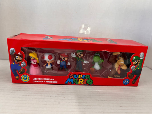 Super Mario Mini Figures S2, Luigi, Princess Peach, Toad, Yoshi, Donkey Kong