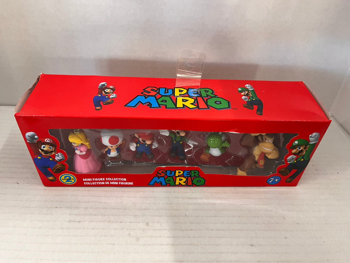 Super Mario Mini Figures S2, Luigi, Princess Peach, Toad, Yoshi, Donkey Kong