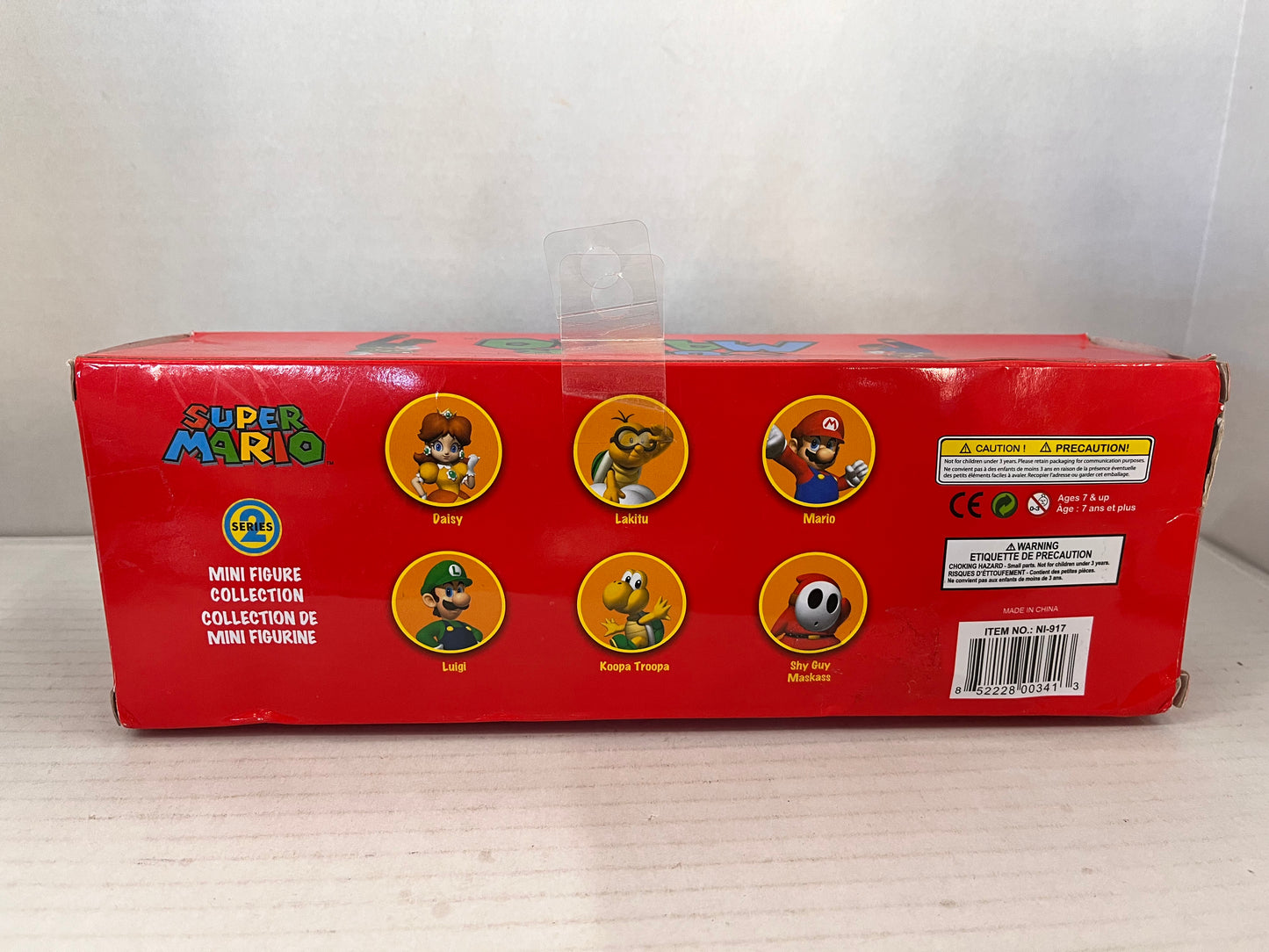 Super Mario Mini Figures S2, Luigi, Princess Peach, Toad, Yoshi, Donkey Kong