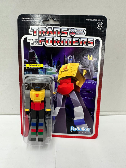 2020 Super7 ReAction Transformers Grimlock Action Figure