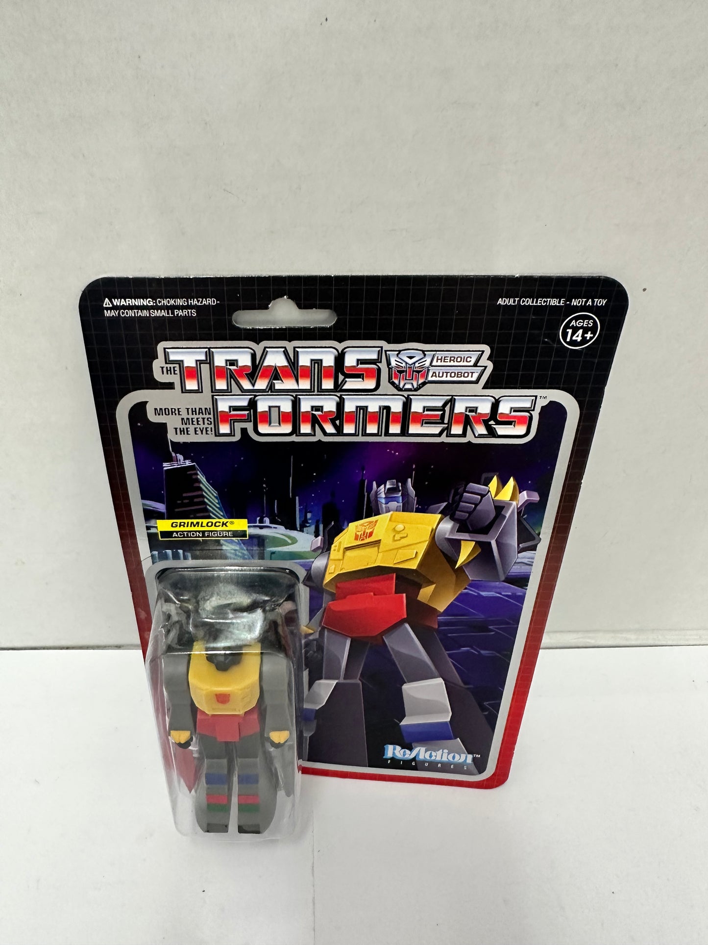 2020 Super7 ReAction Transformers Grimlock Action Figure