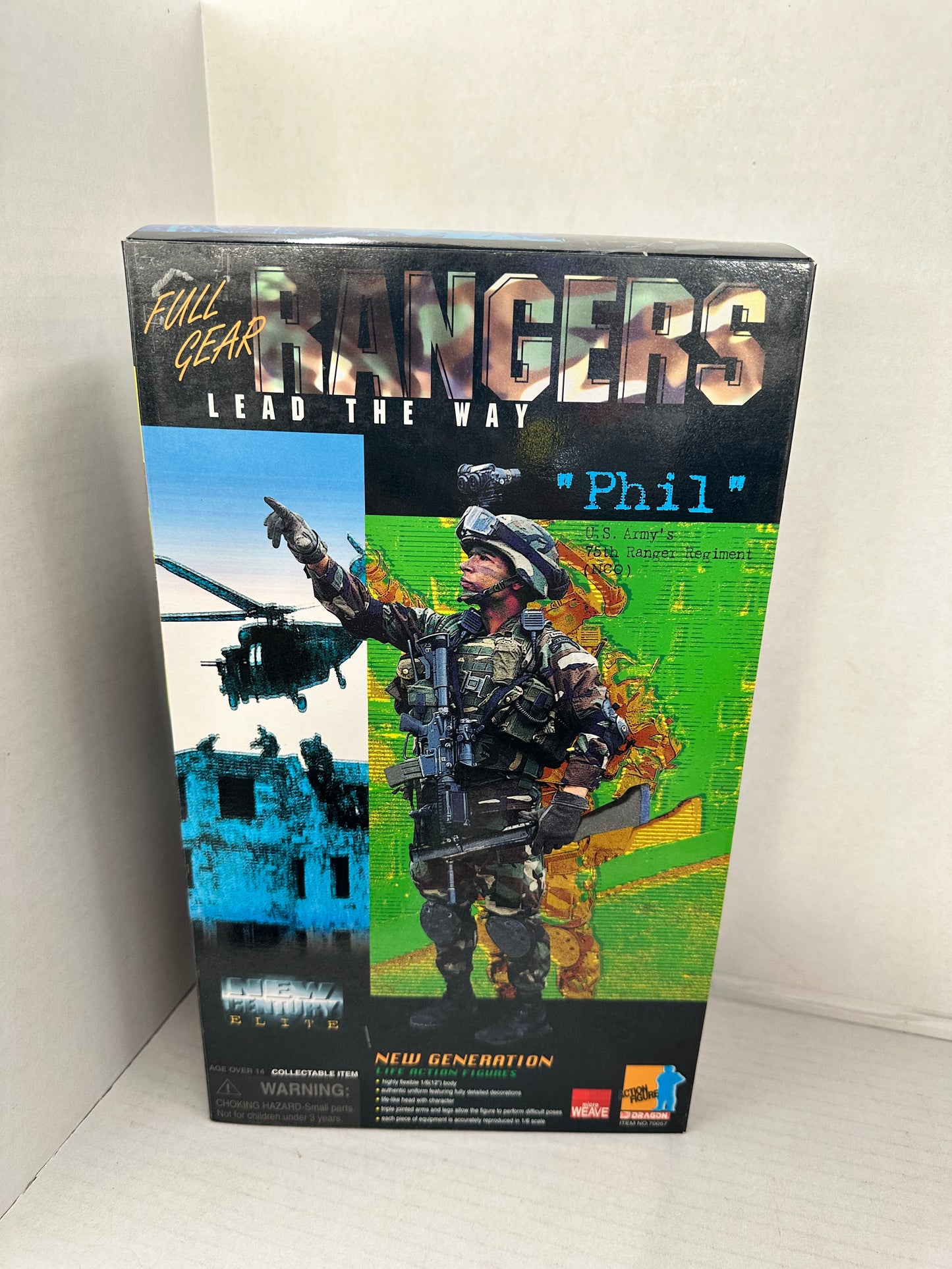 Dragon Ranger Lead The Way 75th NCO Sniper Phil 1/6 Action Figure 12" 70057
