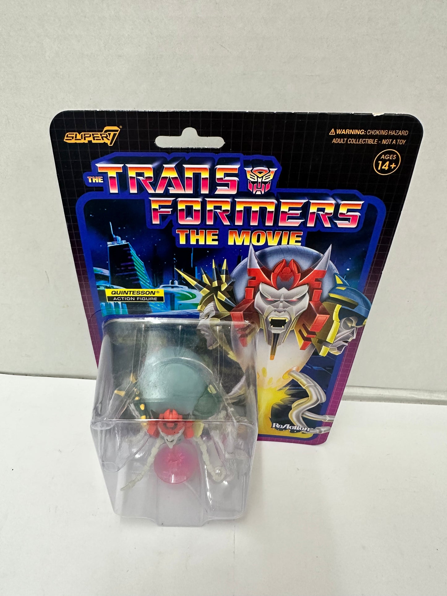 Transformers The Movie Quintesson Action Figure 2022 Reaction Super 7