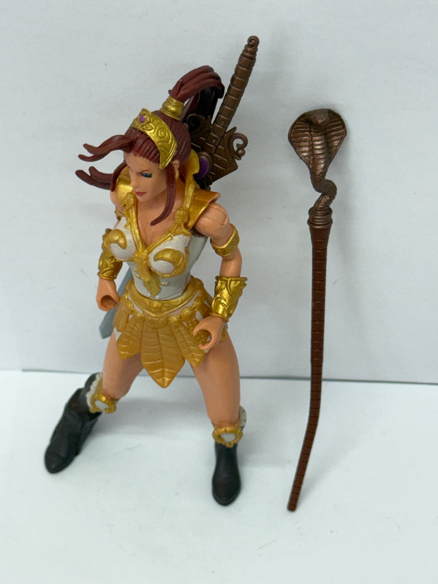 MOTU Teela 200x He-Man Masters Of The Universe Mattel Action Figure W/ Weapons
