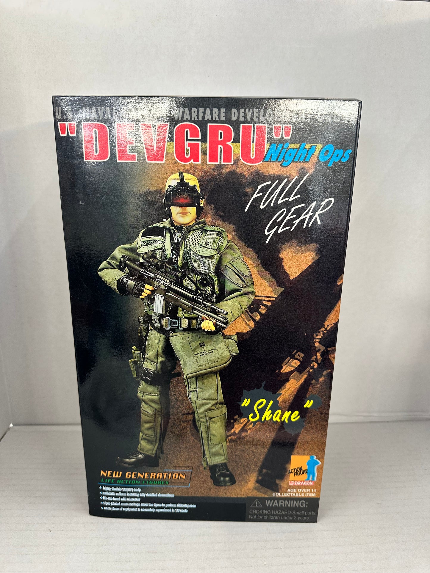 1/6 American Dragon Figure DEVGRU Nights Ops Shane
