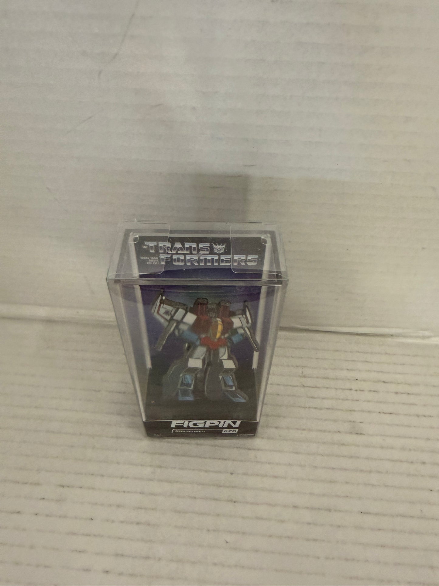 Starscream FiGPiN #670 Transformers Exclusive NEW