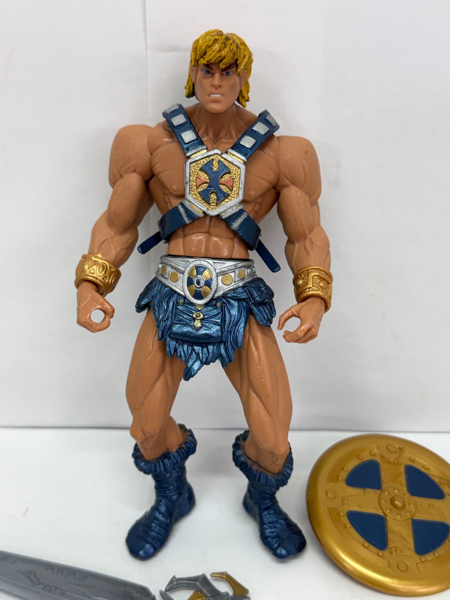 Mattel Masters Of The Universe 200X Smash Blade He-Man 2002 6" Vintage Figure #1