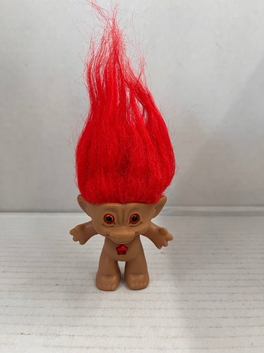 Ace Novelty Treasure Troll Red Hair Red Wishstone Vintage Figure Doll