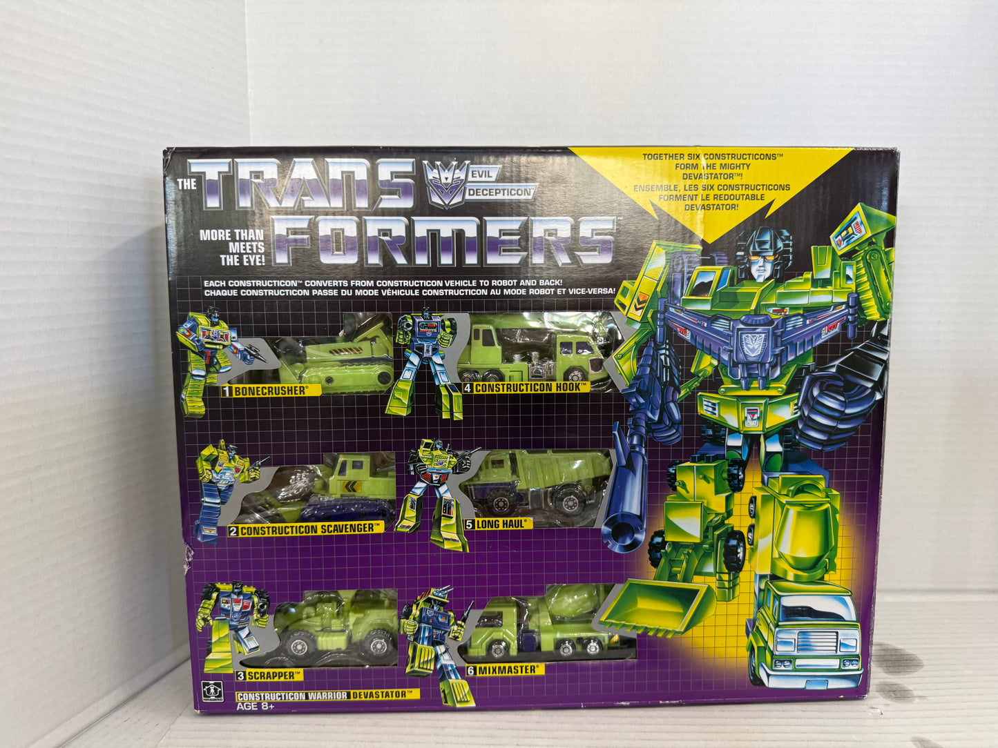 Transformers G1 Constructicon Devastator Walmart Reissue Authentic
