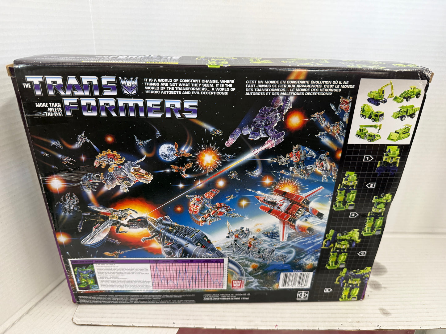 Transformers G1 Constructicon Devastator Walmart Reissue Authentic