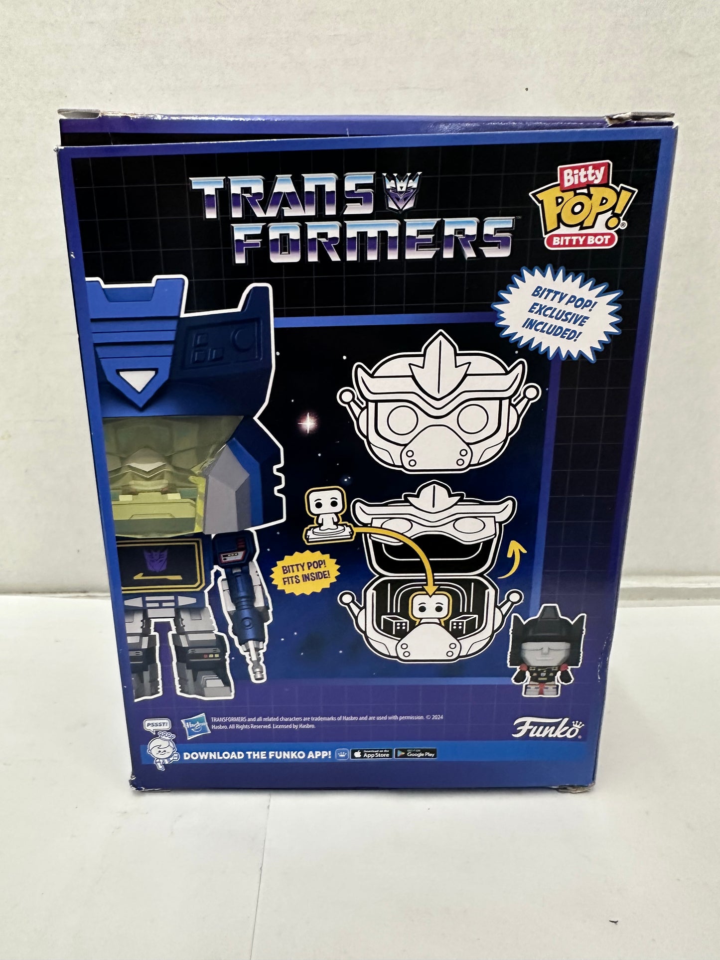 FUNKO Bitty POP! Bots Soundwave With Rumble Transformers Vinyl Figure