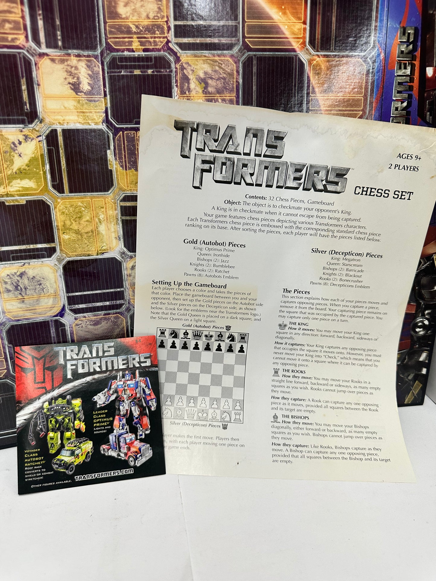 Transformers vs Decepticon - Chess Set 2007 Complete - Hasbro