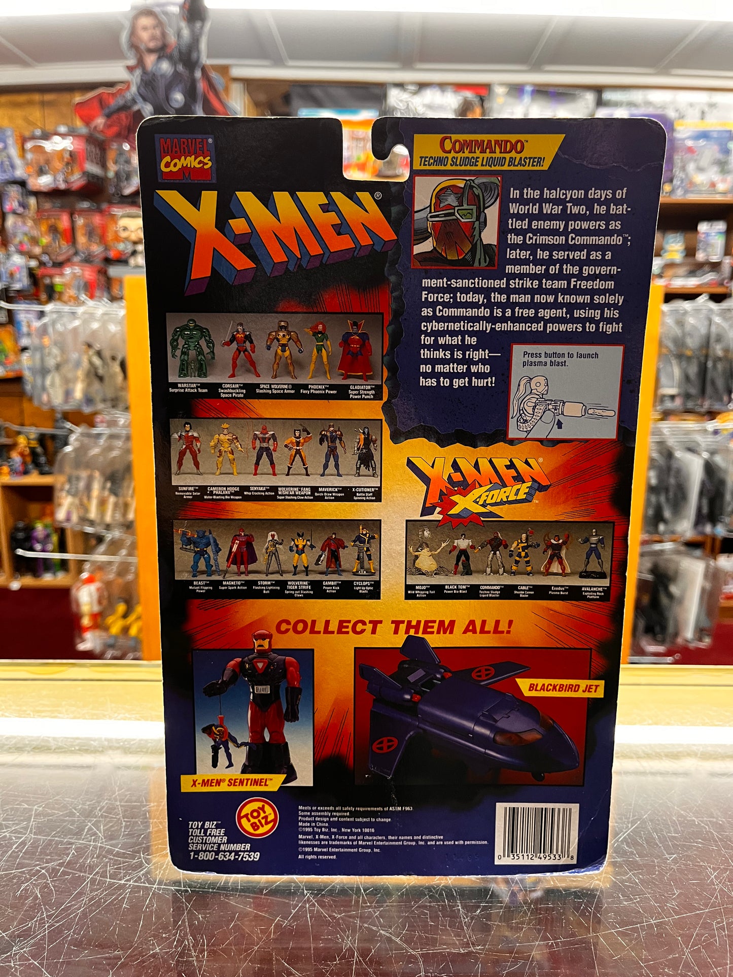 ToyBiz 1995 X-Men X-Force Commando New MOC