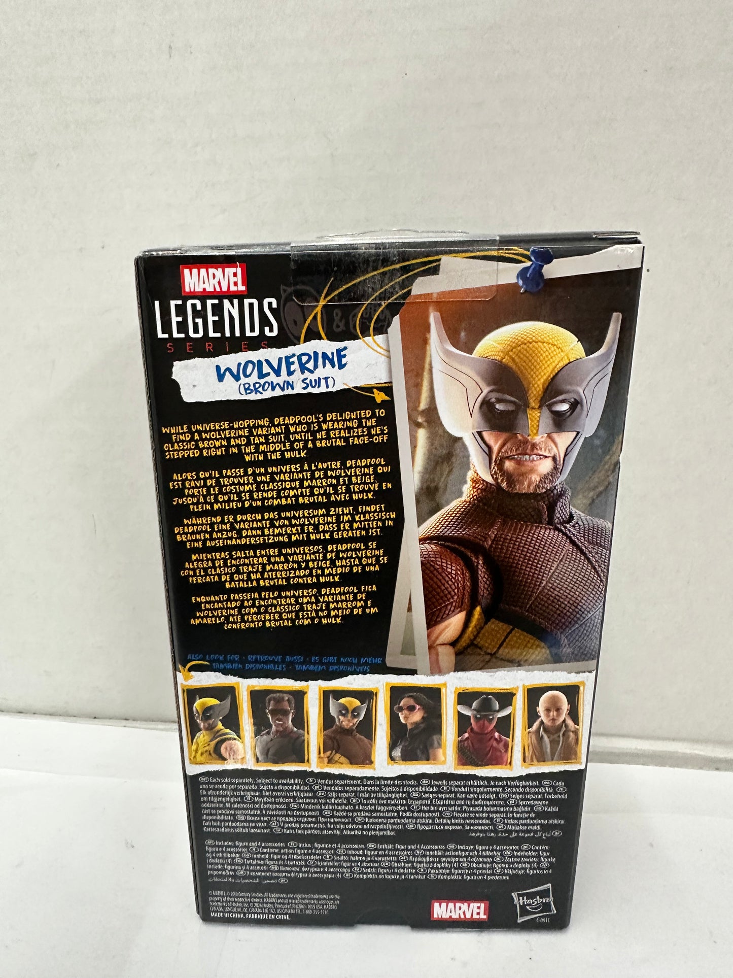 Marvel Legends Wolverine Brown Suit 6” Figure Deadpool & Wolverine