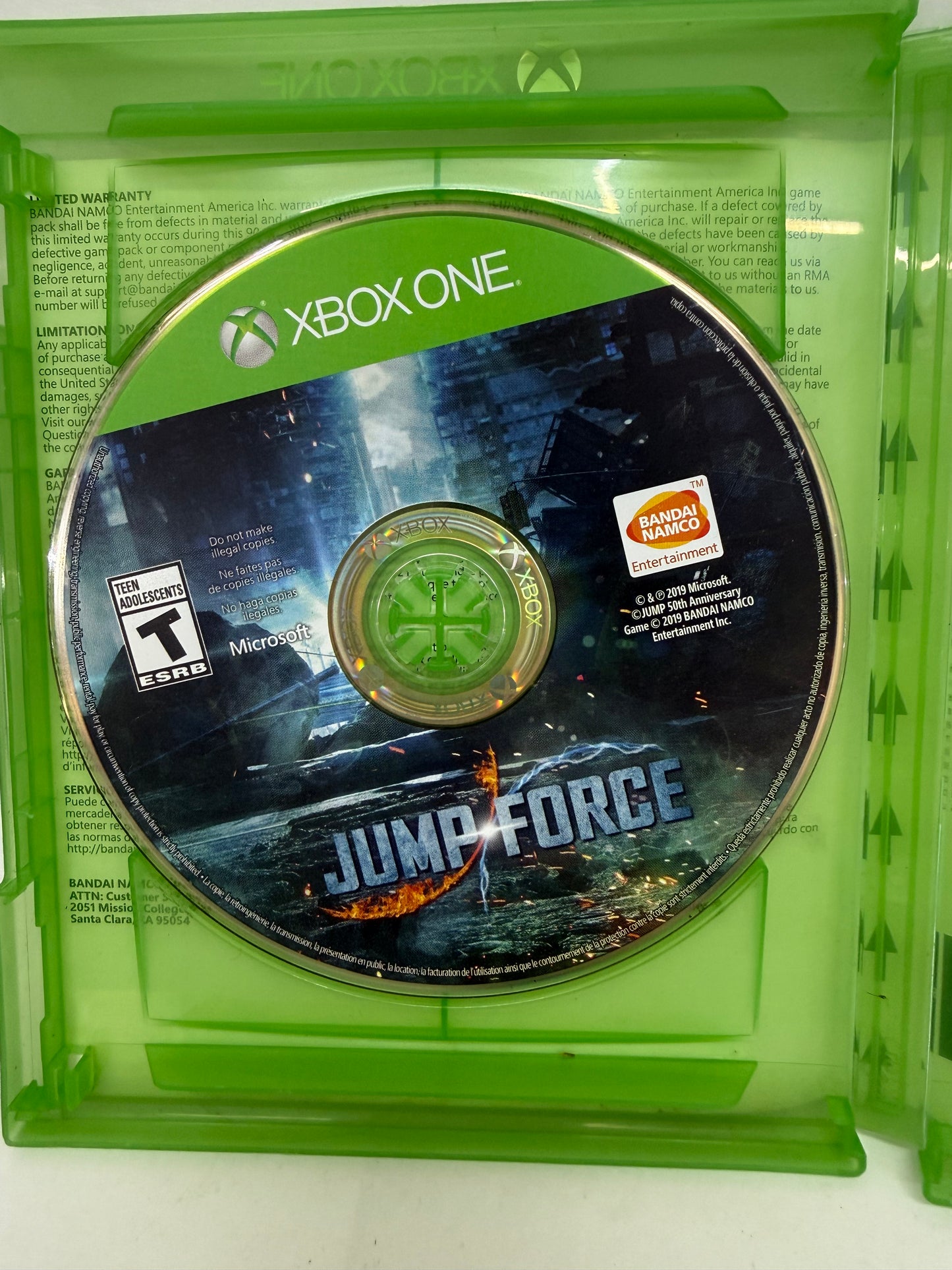 Jump Force (Microsoft Xbox One, 2019) Untested