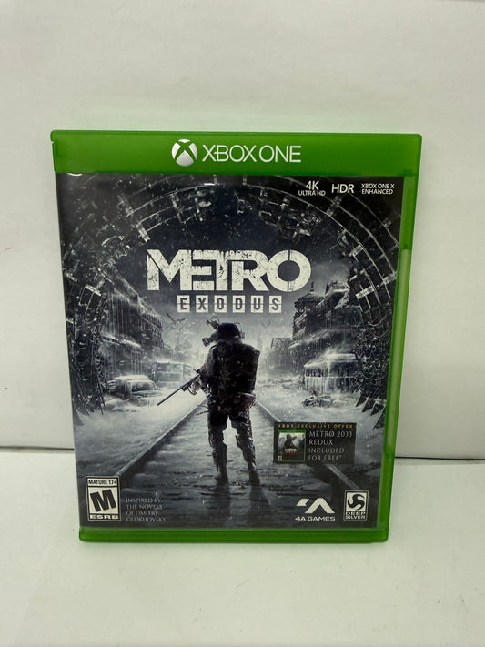 Metro Exodus Xbox One Game + Poster Untested