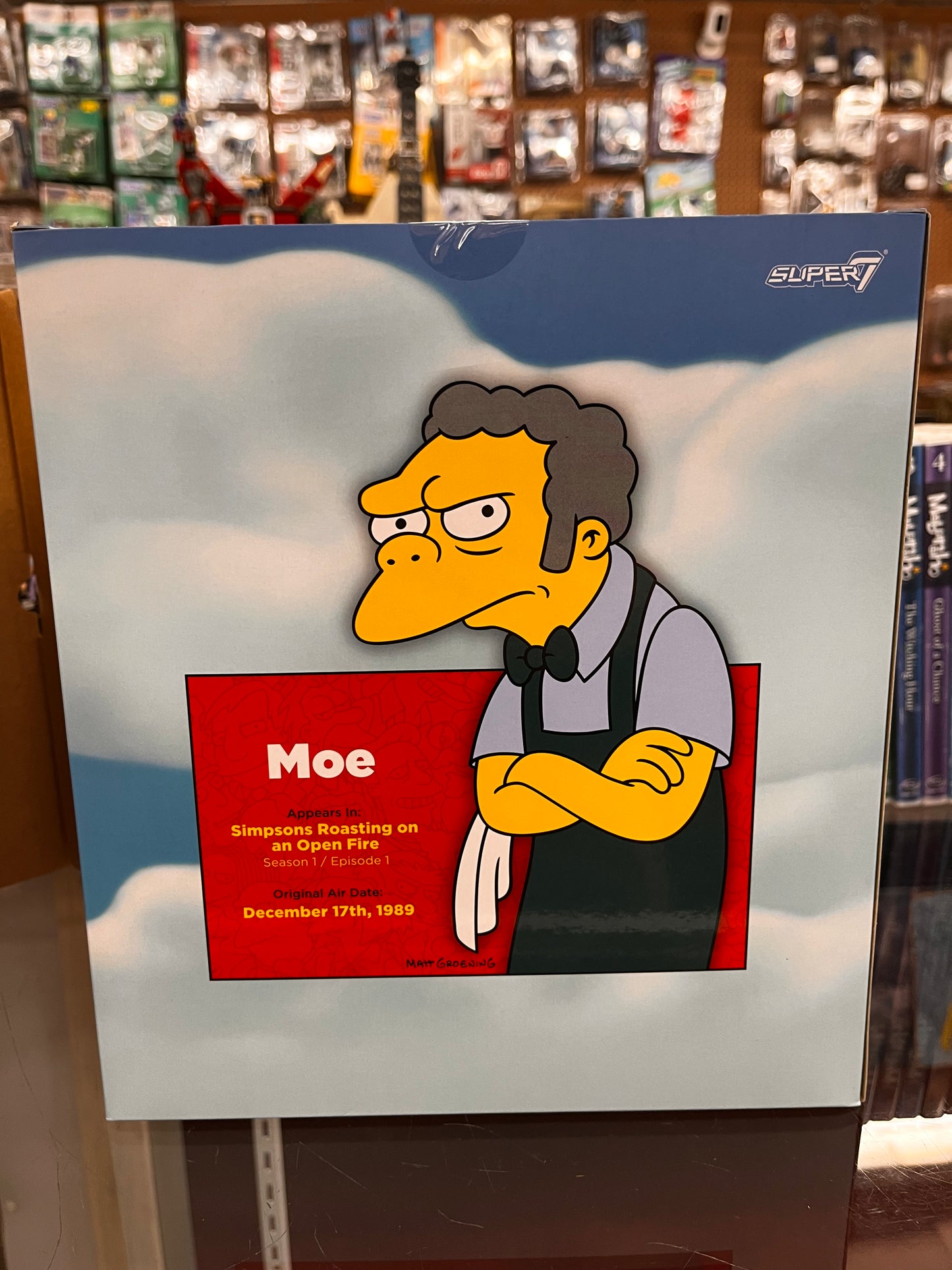 Super 7 The Simpsons Ultimates Moe 7" Figure New Sealed in Package