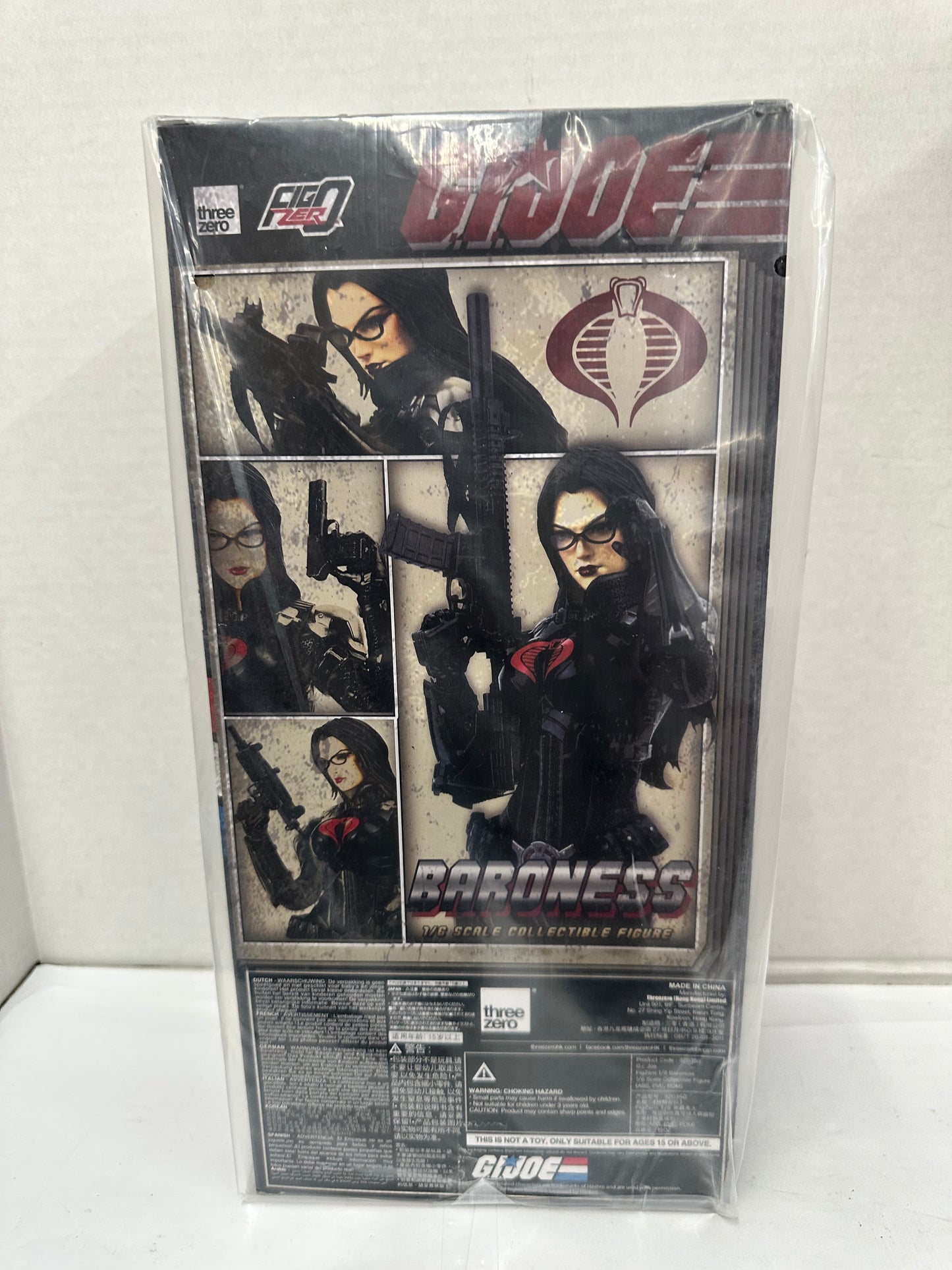 Threezero G.I. Joe FigZero Cobra Baroness 1/6 Scale 12" Action Figure - New