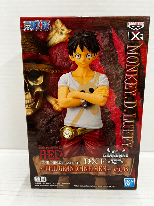 One Piece Film Red The Grandline Men Monkey D. Luffy Vol. 6 DXF Figure