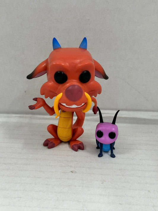 Funko Pop! Disney: Mulan - Mushu & Cricket