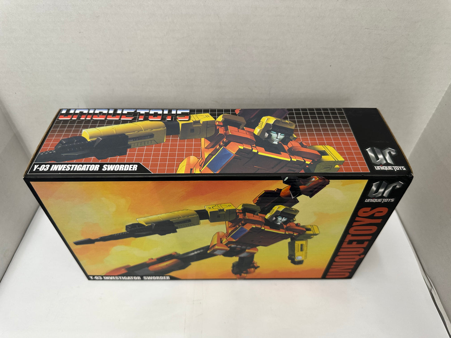 Unique Toys Y-03 Investigator Sworder Action Figure w/ Sword Orange Yellow Black