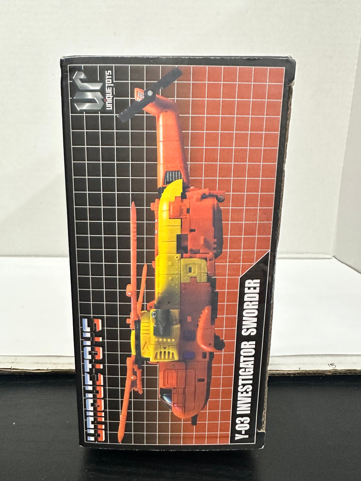 Unique Toys Y-03 Investigator Sworder Action Figure w/ Sword Orange Yellow Black
