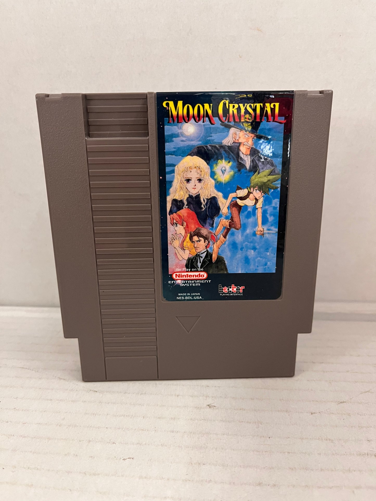 Moon Crystal REPRODUCTION (NES) Cartridge