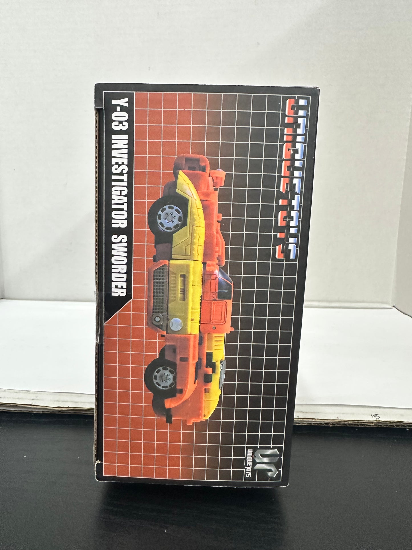 Unique Toys Y-03 Investigator Sworder Action Figure w/ Sword Orange Yellow Black