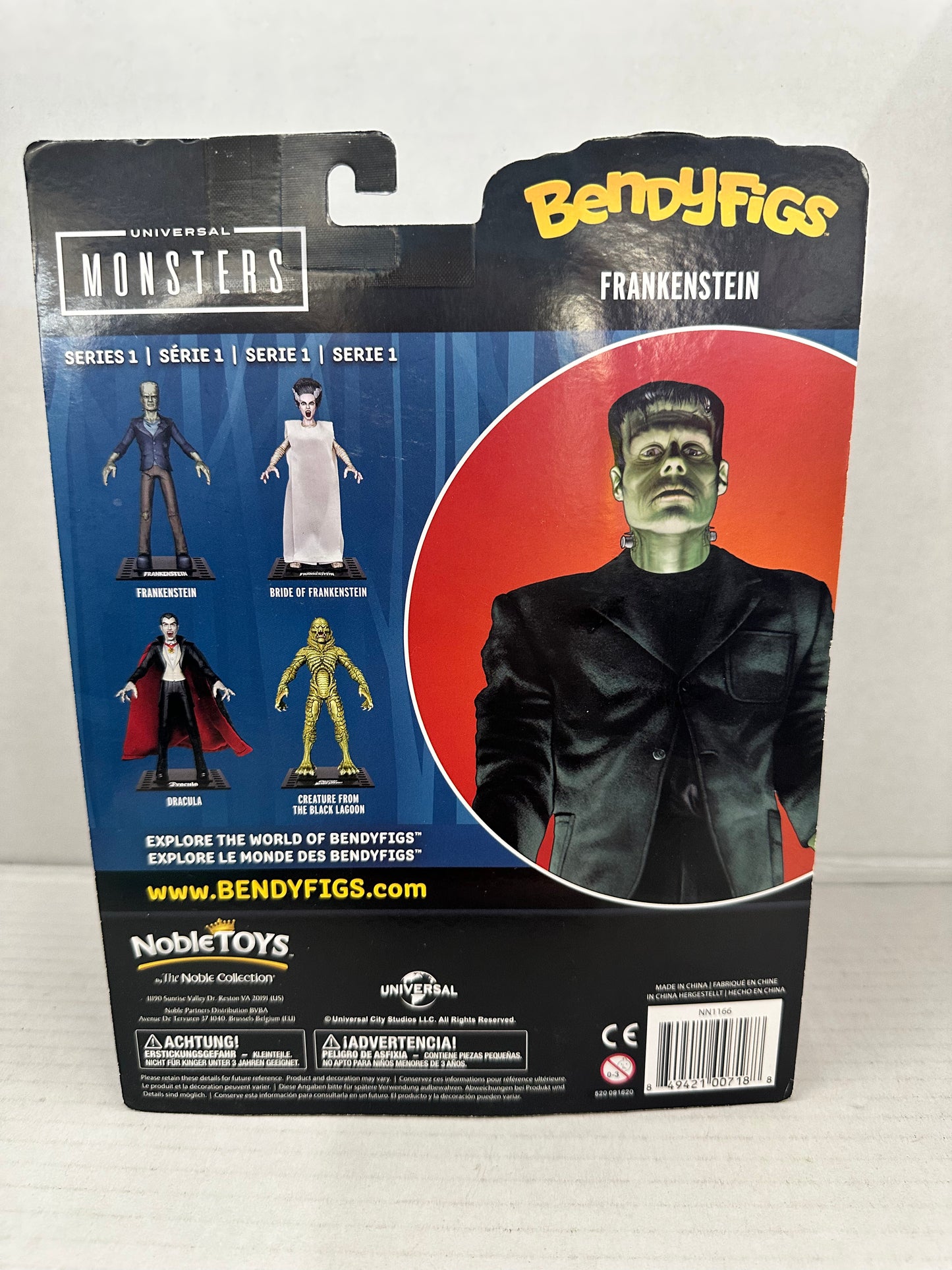BendyFigs Frankenstein 7" Figure Universal Monsters