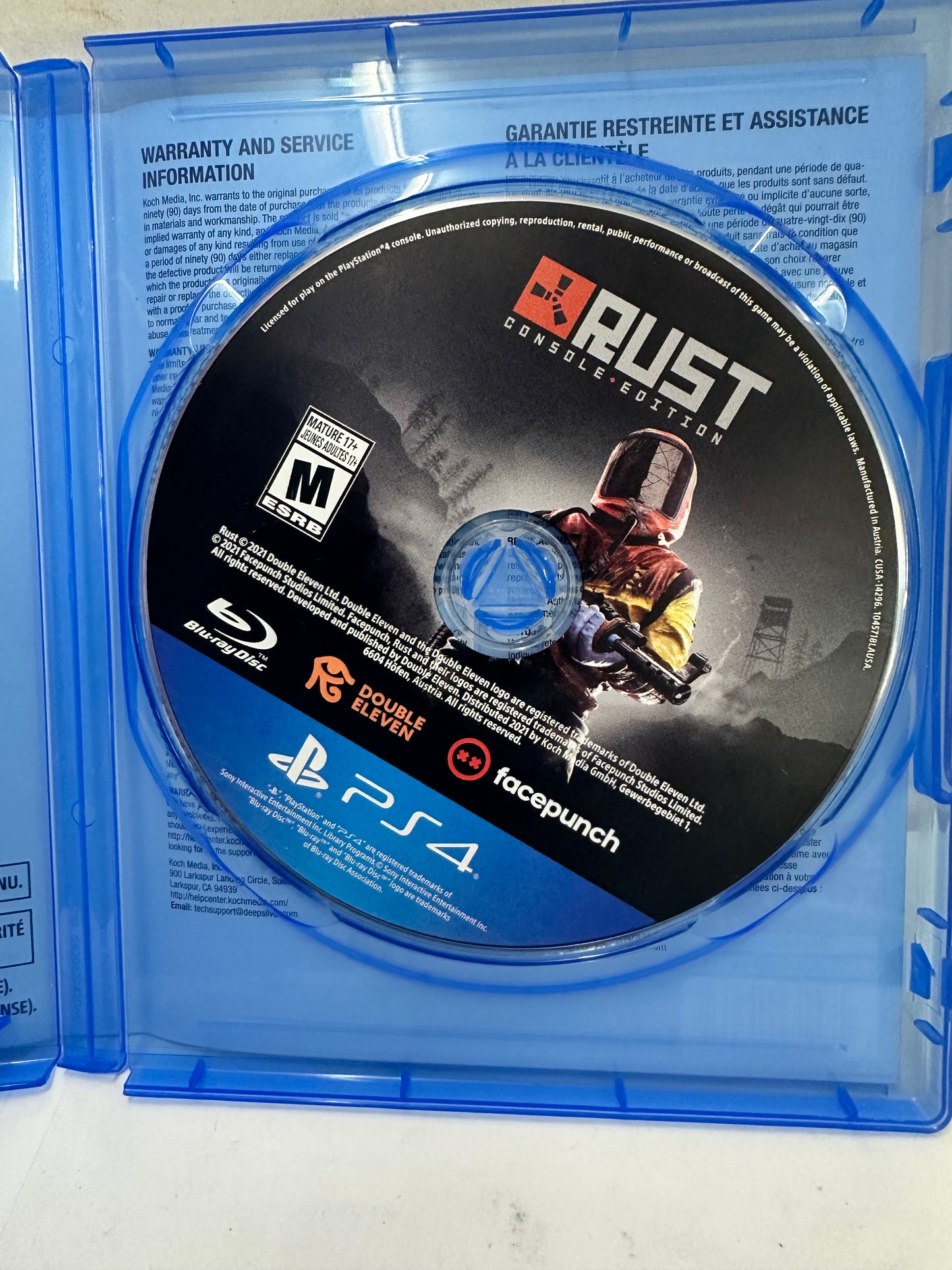 Rust - Console Edition (PlayStation 4, 2021) PS4 Game