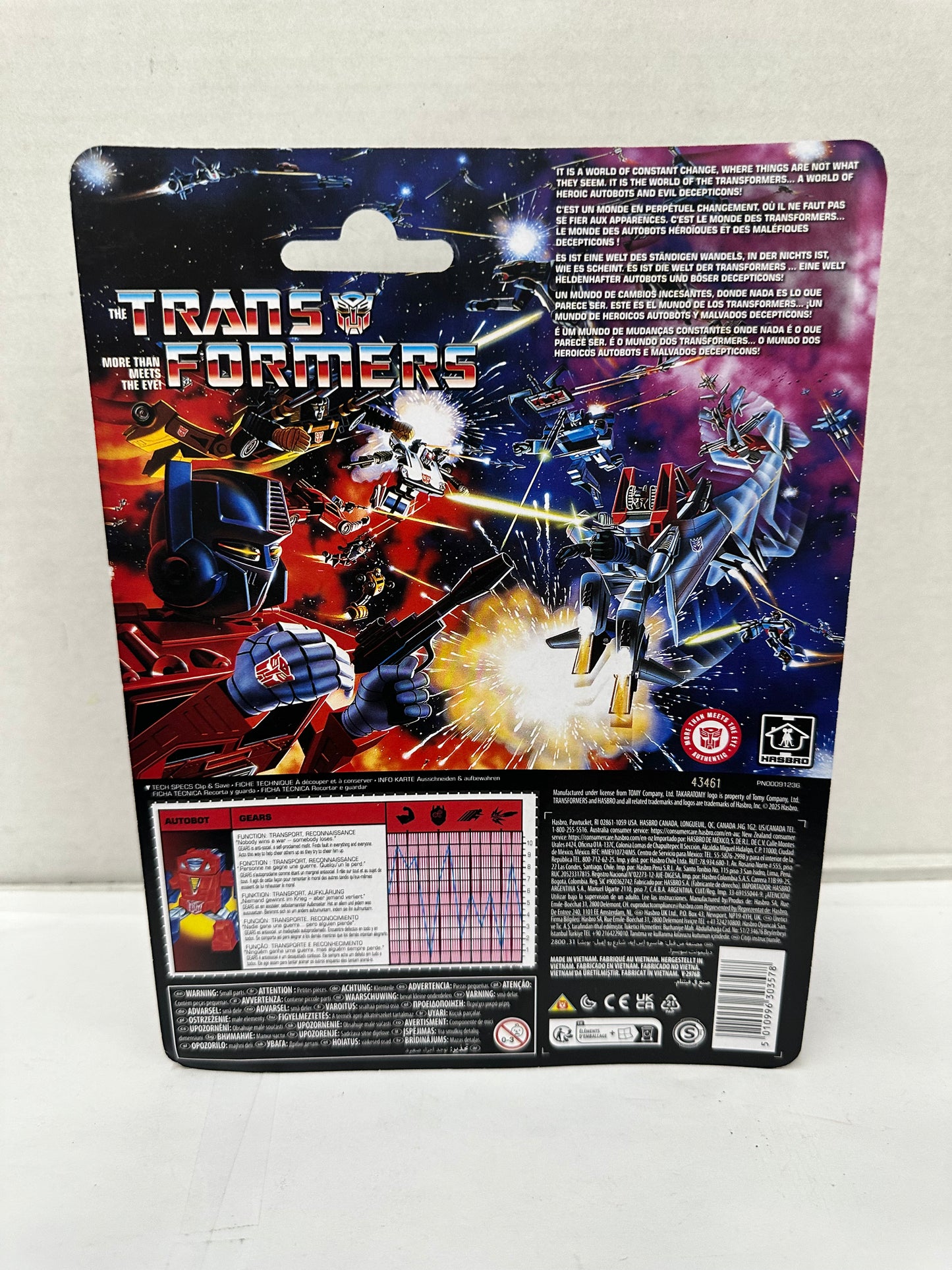 Transformers Retro Autobot Gears Action Figure Deluxe