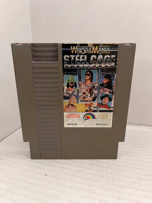 WWF WrestleMania: Steel Cage Challenge (Nintendo NES, 1992) Cartridge Only