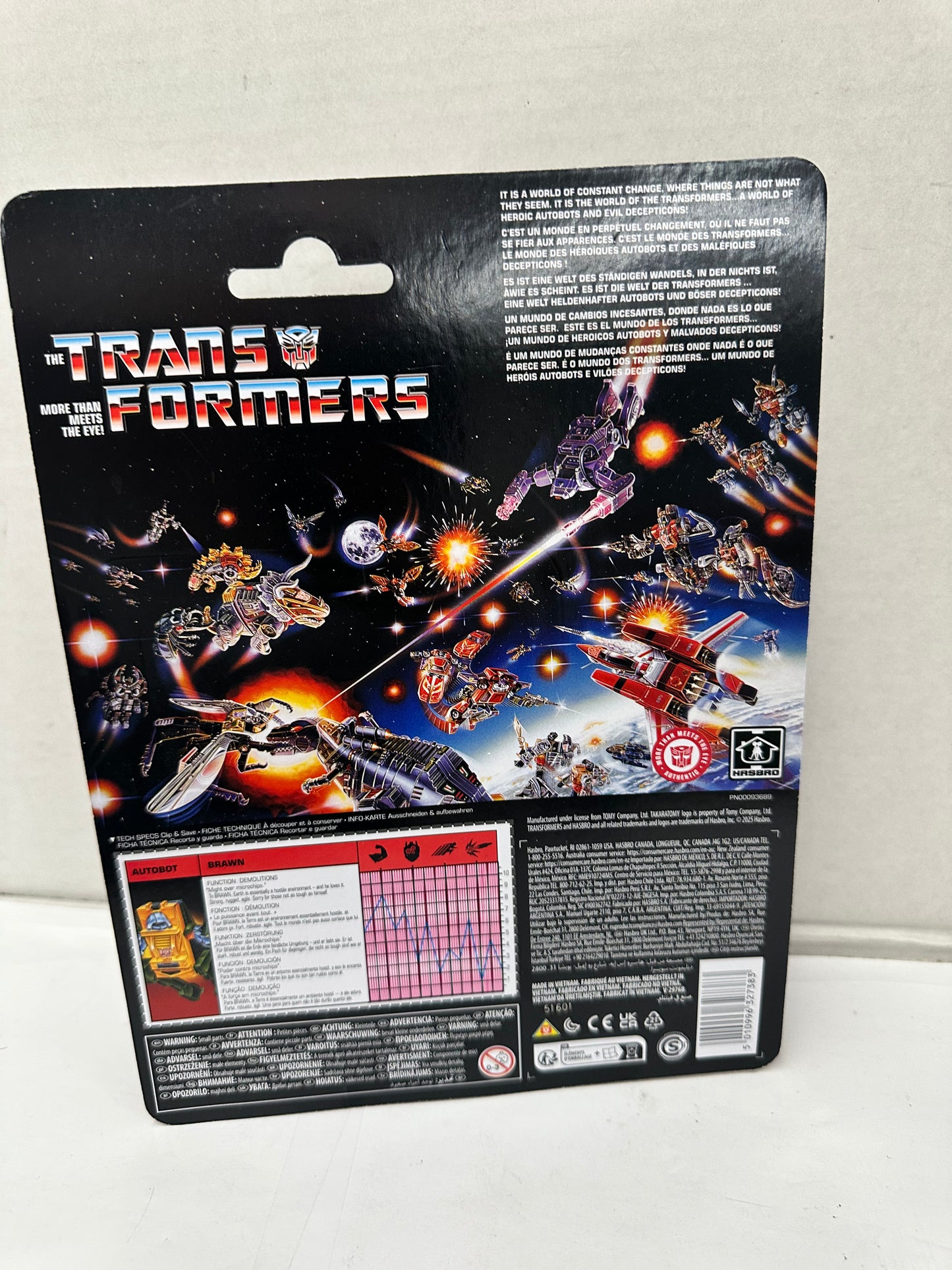 Transformers Autobot Brawn G1 Retro Figure