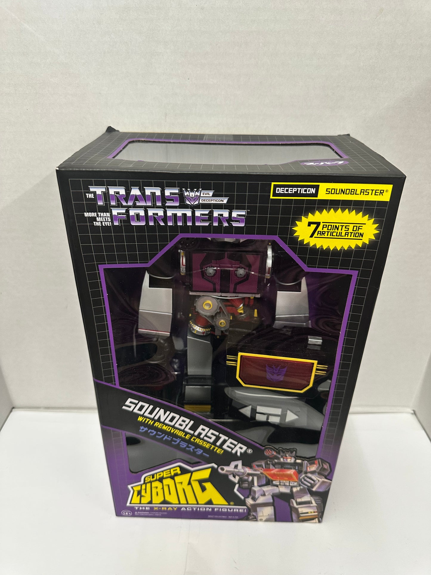 Super7 Transformers Super Cyborg Soundwave Soundblaster