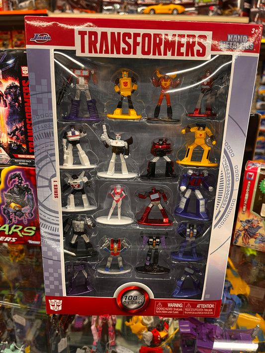 Transformers Nano Metalfigs Diecast Collector Set Jada Toys New in Box