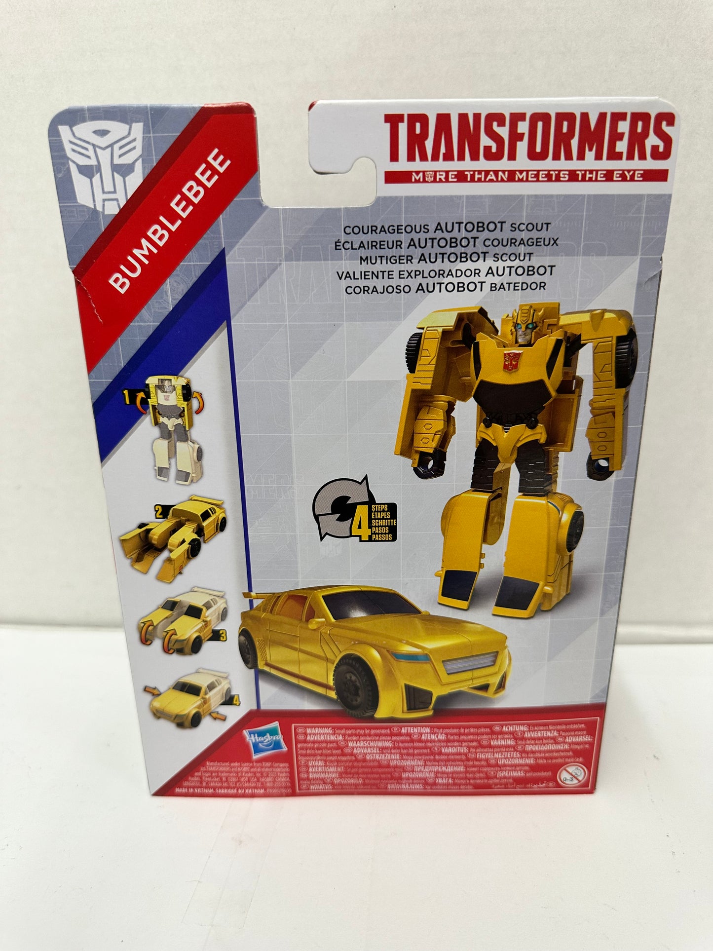 Hasbro More Than Meets The Eye Transformers Autobot Bumblebee Action Figure
