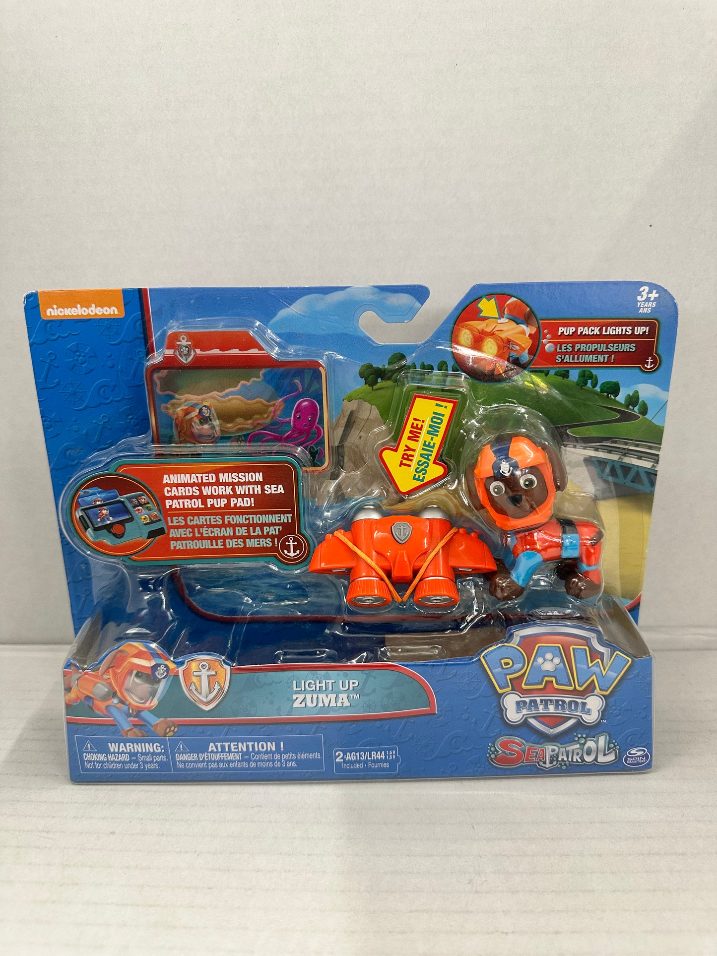 Paw Patrol LIGHT UP ZUMA Sea Patrol Pup Pack